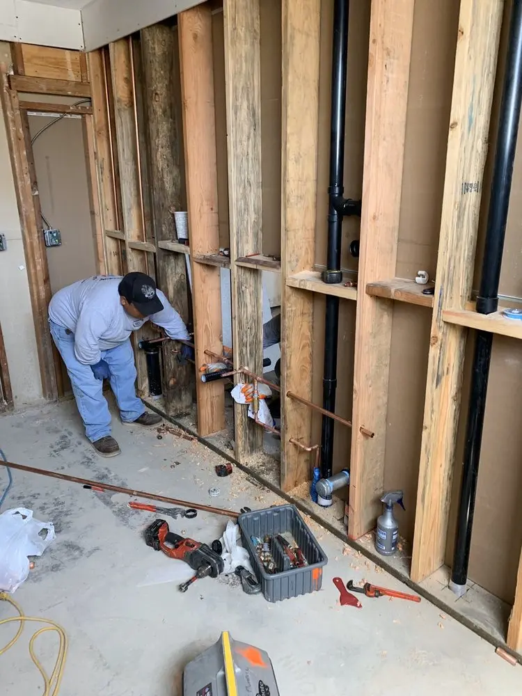 Commercial rough-in plumbing for Water Heater Replacement in Taneytown